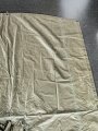 U.S. Army, 1968 dated Poncho, coated Nylon twill. Used, soft