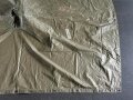 U.S. Army, 1968 dated Poncho, coated Nylon twill. Used, soft