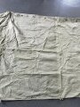 U.S. Army, 1958 ?  dated tent, shelter half. OD, well used, repaired