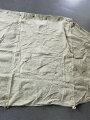 U.S. Army, 1958 ?  dated tent, shelter half. OD, well used, repaired