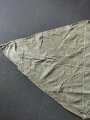 U.S. Army, 1958 ?  dated tent, shelter half. OD, well used, repaired