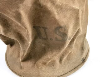 U.S. Army, 1943 dated water bucket, folding. Khaki. used