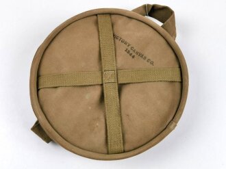 U.S. Army, 1944 dated water bucket, folding. Khaki. very good condition , some storage wear