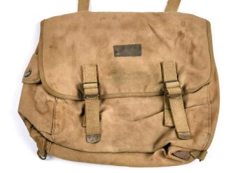 U.S. Army, 1942 dated mussette bag, used