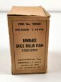 U.S. Army 1942 dated Box for "one dozen bandages " empty