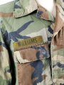 U.S. Army cold war woodland jacket, size medium  Used, insignia original sewn