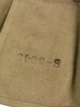 U.S. Army 1943 dated leggings, Canvas, M-1938. Size 3R, used, uncleaned