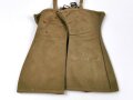 U.S. Army 1943 dated leggings, Canvas, M-1938. Size 3R, used, uncleaned