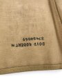 U.S. Army 1942 dated leggings, Canvas, M-1938. Size 2R, used, uncleaned