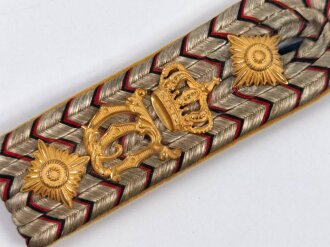 Württemberg , einzelnes Schulterstück für einen Oberleutnant im Dragoner Regiment Nr. 26 Stuttgart