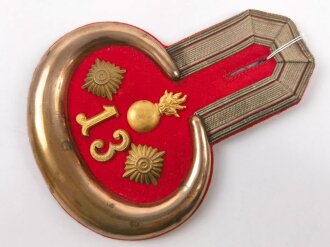 Württemberg , einzelnes Epaulett für einen Hauptmann im Artillerie Regiment 13 Ulm / Breisach