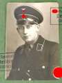 SA Leistungsbuch eines SS Unterscharführer aus Darmstadt. Lichtbild in allgemeiner SS Uniform , Besitzzeugnis zum SA Sportabzeichen in bronze von 1935 enthalten.