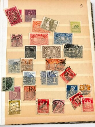 Kleine Briefmarkensammlung aus Sammlungsauflösung, alle Seiten sind fotografiert