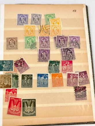 Kleine Briefmarkensammlung aus Sammlungsauflösung, alle Seiten sind fotografiert