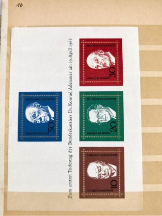 Kleine Briefmarkensammlung aus Sammlungsauflösung, alle Seiten sind fotografiert