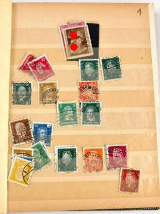 Kleine Briefmarkensammlung aus Sammlungsauflösung, alle Seiten sind fotografiert