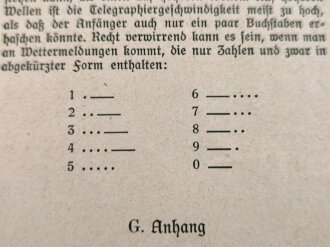 "Wir lernen Morsen" 39 Seiten, DIN A6, stark gebraucht