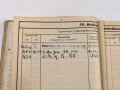 Wehrstammbuch eines Jungen aus Worms, eingestellt am 20.12.43 bei Stamm Kompenie Greandier Ersatz und Ausbildungs Btl 390 Mutzig / Elsaß