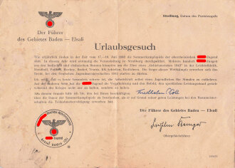 Papiere eines Angehörigen Deutsches Jungvolk Jungstamm Oftersheim, später Offiziersbewerber bei der Wehrmacht, verstorben durch verwundung im Reserve Lazarett Tübingen am 9.Juni 1945