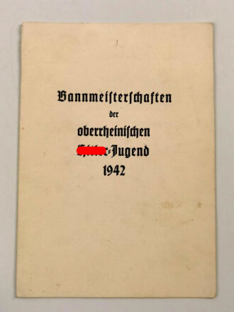 Papiere eines Angehörigen Deutsches Jungvolk Jungstamm Oftersheim, später Offiziersbewerber bei der Wehrmacht, verstorben durch verwundung im Reserve Lazarett Tübingen am 9.Juni 1945