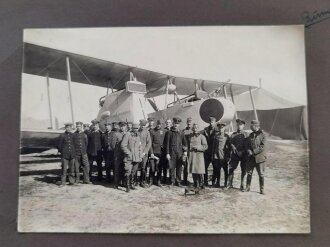 1.Weltkrieg, 278 Fotos aug grossformatigen Blättern 35 x 50cm eines Angehörigen der Fliegertruppe in Russland 1916 , Türkei, Metz 1917, Champagne 1917, Sedan . Grenzschutz Flieger Abteilung 429 in 1919