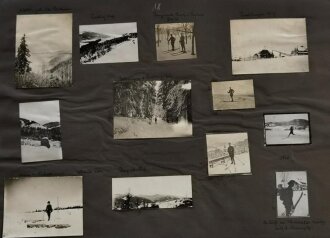 1.Weltkrieg, 278 Fotos aug grossformatigen Blättern 35 x 50cm eines Angehörigen der Fliegertruppe in Russland 1916 , Türkei, Metz 1917, Champagne 1917, Sedan . Grenzschutz Flieger Abteilung 429 in 1919