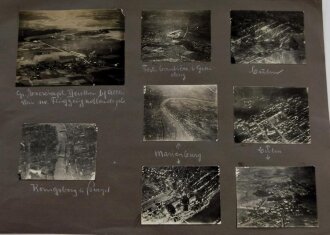 1.Weltkrieg, 278 Fotos aug grossformatigen Blättern 35 x 50cm eines Angehörigen der Fliegertruppe in Russland 1916 , Türkei, Metz 1917, Champagne 1917, Sedan . Grenzschutz Flieger Abteilung 429 in 1919