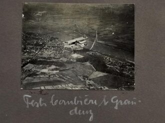 1.Weltkrieg, 278 Fotos aug grossformatigen Blättern 35 x 50cm eines Angehörigen der Fliegertruppe in Russland 1916 , Türkei, Metz 1917, Champagne 1917, Sedan . Grenzschutz Flieger Abteilung 429 in 1919