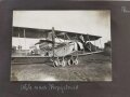 1.Weltkrieg, 278 Fotos aug grossformatigen Blättern 35 x 50cm eines Angehörigen der Fliegertruppe in Russland 1916 , Türkei, Metz 1917, Champagne 1917, Sedan . Grenzschutz Flieger Abteilung 429 in 1919