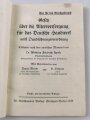 "Gesetz über die Altersversorgung für das Deutsche Handwerk nebst Durchführungsverordnung" datiert 1939, 121 Seiten, gebraucht, DIN A6