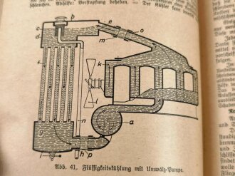 "Der Kraftfahrdienst - Hilfsbuch für den Kraftfahrer aller Waffen" datiert 1941, 96 Seiten