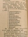 F.H "Felddienst - Handbuch für Unterführer aller Waffen", 95 Seiten, datiert 1924, DIN A6