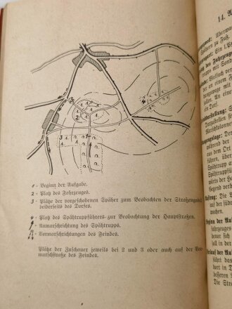 "Schulübungen für die Gefechtsausbildung im Aufklärungsdienst" datiert 1939/40, 120 Seiten, DIN A5