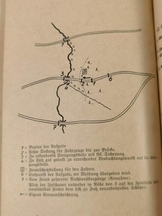 "Schulübungen für die Gefechtsausbildung im Aufklärungsdienst" datiert 1939/40, 120 Seiten, DIN A5