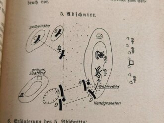 "Lehrbeispiele für das Gefecht des Schützenzuges und der Schützenkompanie zu 12 Gruppen" datiert 1940, 103 Seiten, DIN A5