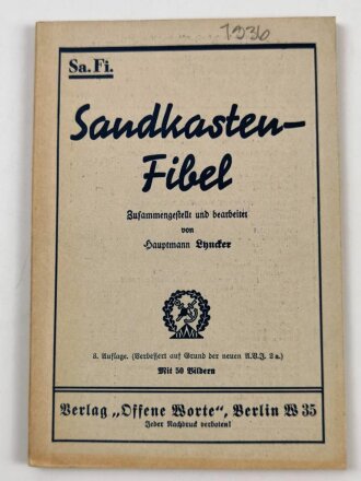 Sa.Fi "Sandkasten-Fibel" datiert 1940, 85 Seiten, DIN A5