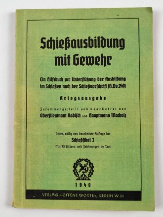 "Schießausbildung mit Gewehr"...