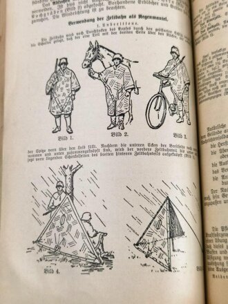 "Der Dienstunterricht im Heere, Ausgabe für den Nachrichtensoldaten" Jahrgang 1938/39, 381 Seiten, gebraucht