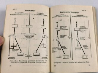 "Richtlinien für die Versorgung Verwundeter in den vorderen Sanitäts-Einrichtungen, 120 Seiten, datiert 1940, DIN A6