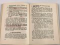 "Richtlinien für die Versorgung Verwundeter in den vorderen Sanitäts-Einrichtungen, 120 Seiten, datiert 1940, DIN A6