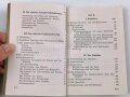 Merkblatt 25b/5 "Vorläufige Anleitung für die Ausbildung des 12 cm-Granatwerferzuges vom 30.3.43," 132 Seiten, DIN A6