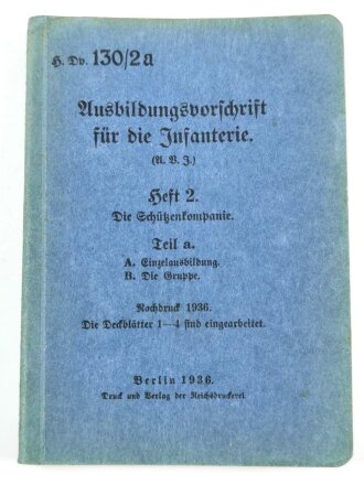 H. Dv. 130/2a "Ausbildungsvorschrift für die...