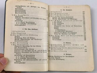 H. Dv. 130/3a "Ausbildungsvorschrift für die Infanterie" Heft 3a Die Maschinengewehrkompanie, 208 Seiten, datiert 1936, DIN A6