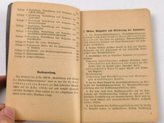 H. Dv. 299/4b "Ausbildungsvorschrift für die Schnellen Truppen" Heft 4b Ausbildung und Einsatz der Kraftradschützenkompanie, 154 Seiten, datiert 1941, DIN A6