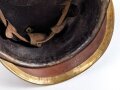 Württemberg, Pickelhaube für Mannschaften im Feldartillerie Regiment Nr. 13. Kammerstück, der Kinnriemen höchstwahrscheinlich alt ergänzt