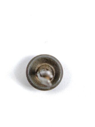 Befestigungsniet für eine Vorderschiene an einer Pickelhaube. Eisen, Durchmesser 10mm