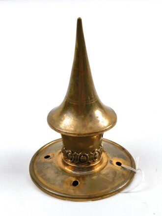 Spitze für eine Pickelhaube, Messing, nicht...