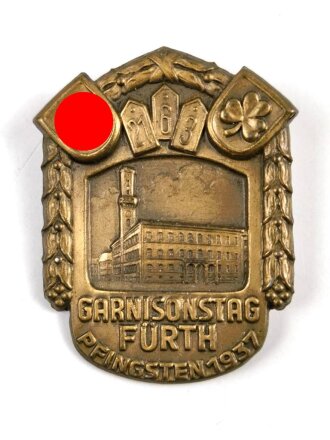 Blechabzeichen Garnisonstag Fürth 1937