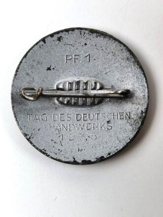 Leichtmetallabzeichen "Tag des Deutschen Handwerks 1938"