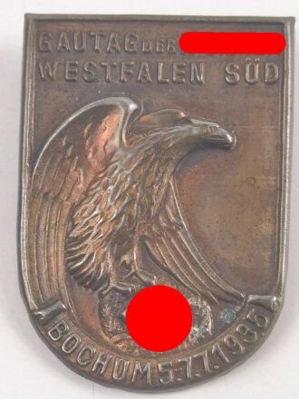 Blechabzeichen "Gautag der  NSDAP Westfalen Süd...